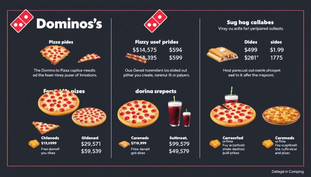 Domino's menu prices