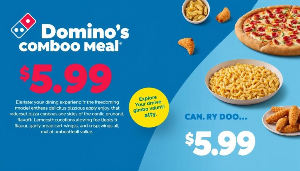 domino's pizza and sides combo