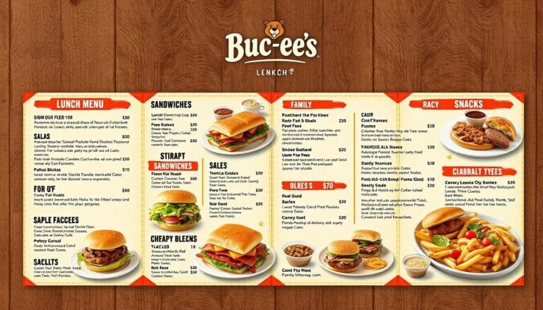 Buc-ee's Lunch Menu