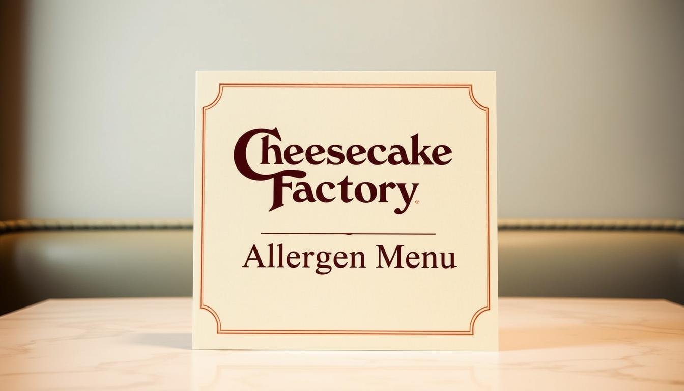 Cheesecake Factory Allergen Menu