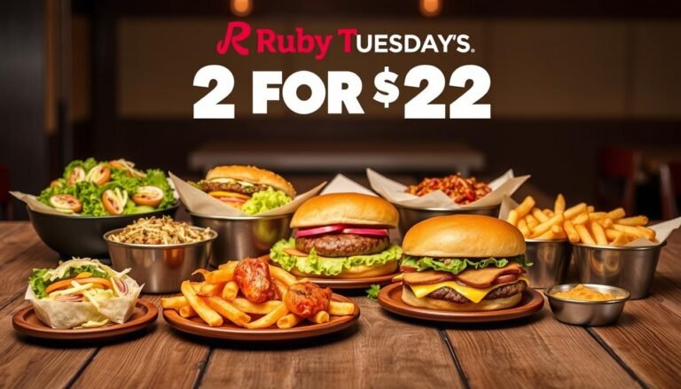 ruby tuesday 2 for $22 menu