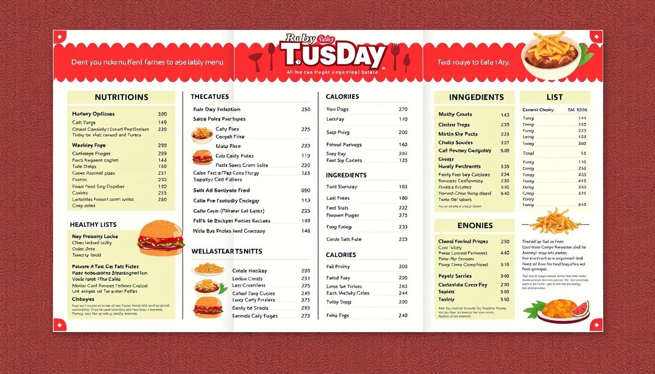 ruby tuesday menu nutrition